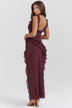 Natalja | Clear Ruffled Dress