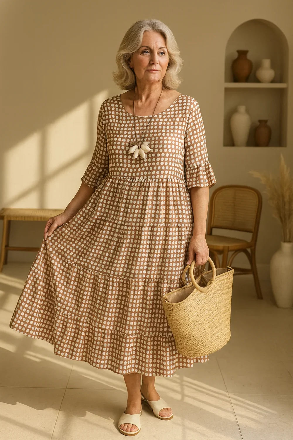 Zara | Effortless Midi Dress