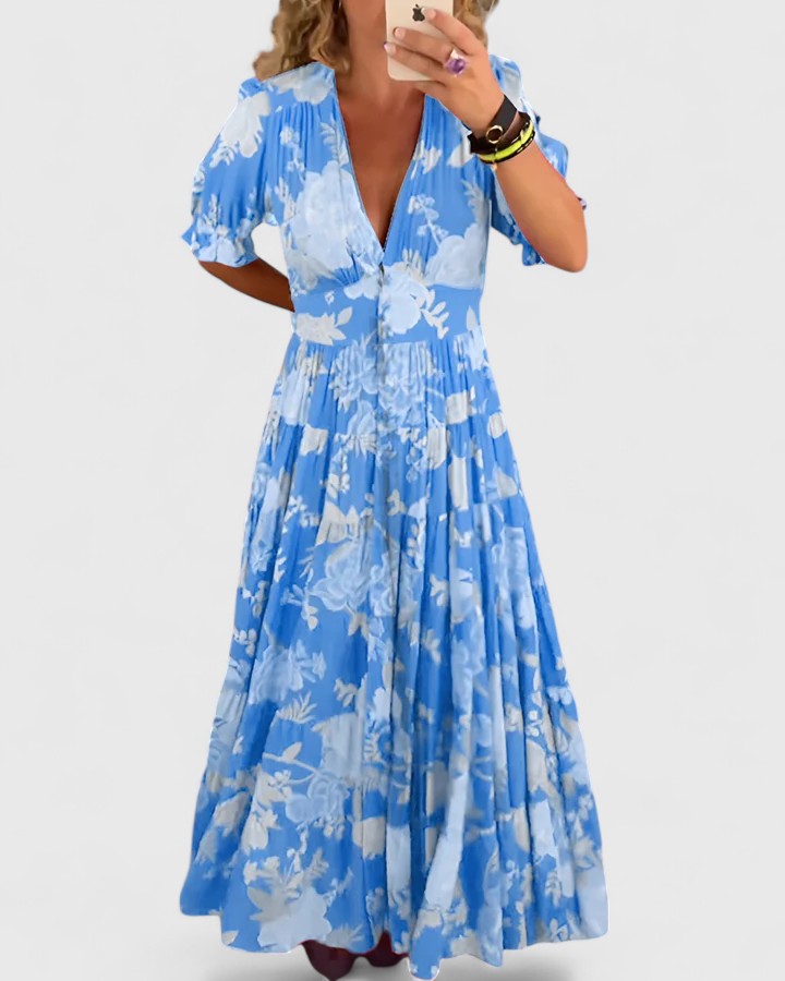 Minelda | Graceful Floral Dress
