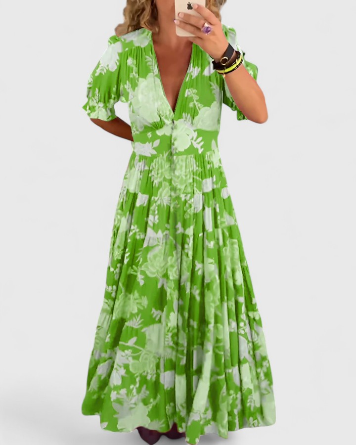 Minelda | Graceful Floral Dress
