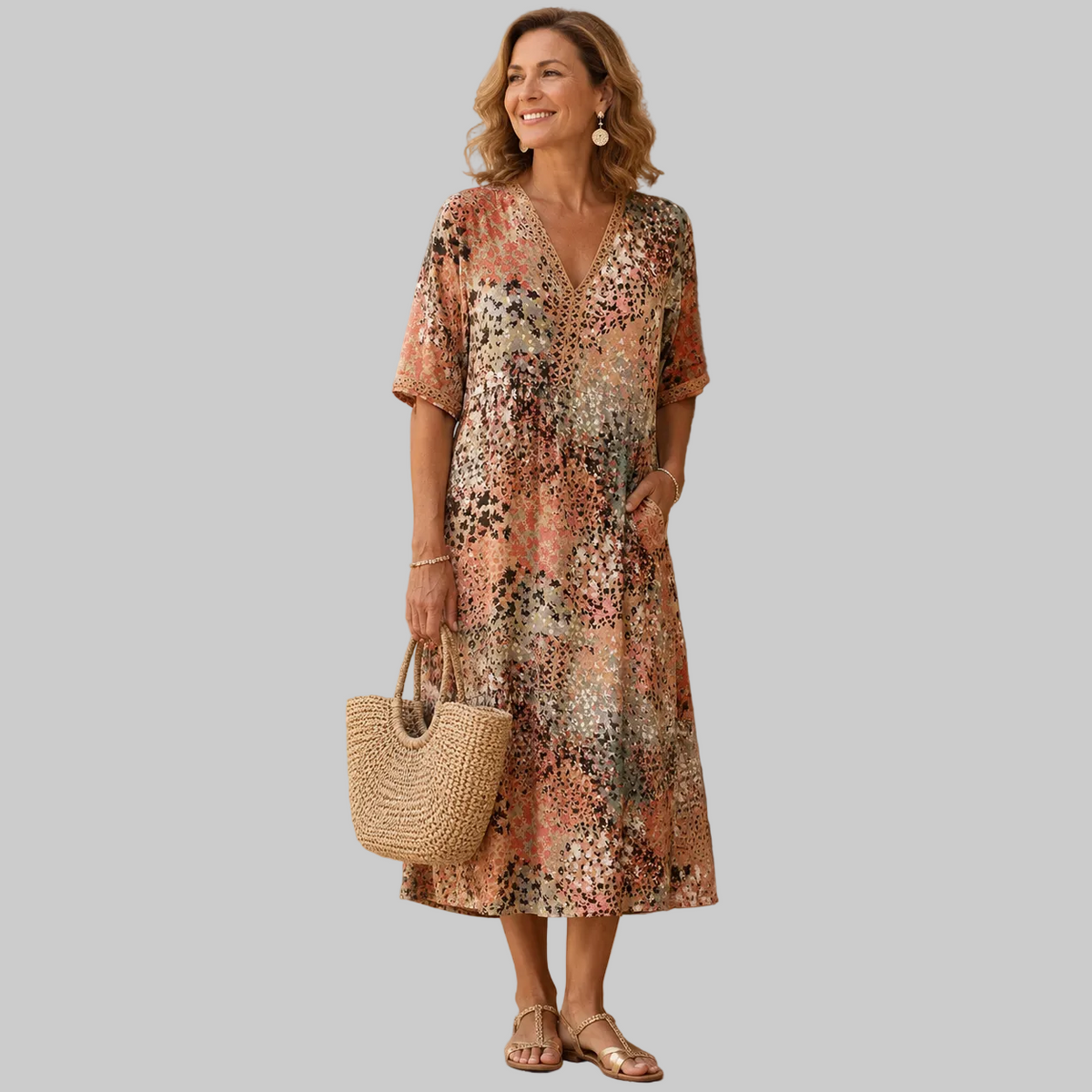 Antonia | Flattering Midi Dress