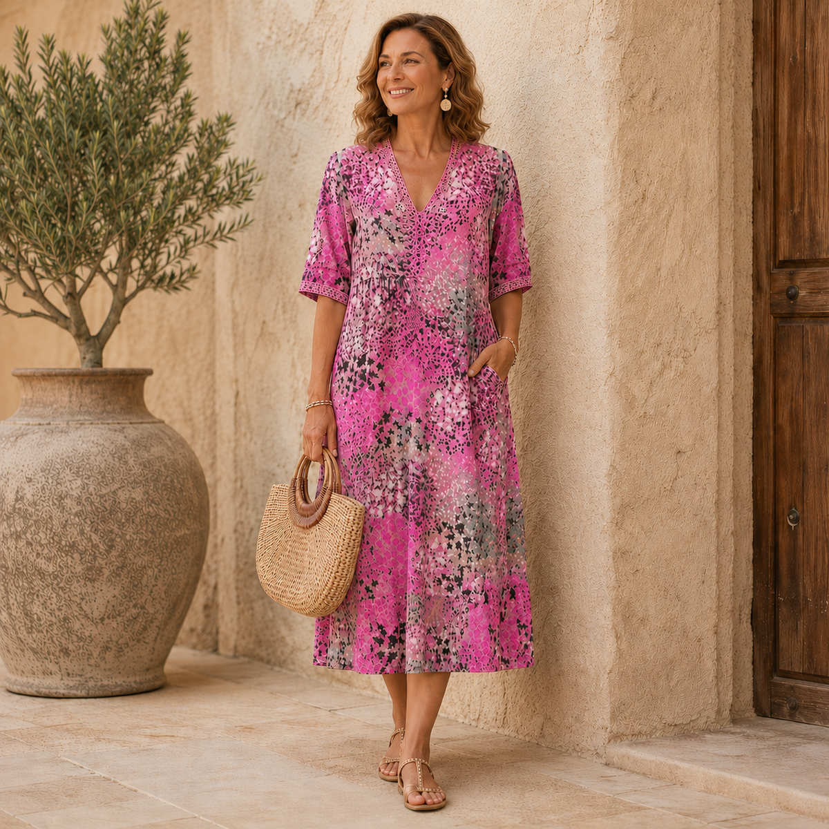 Antonia | Flattering Midi Dress