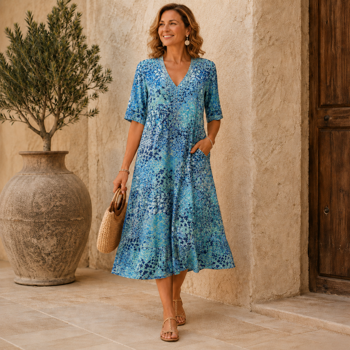 Antonia | Flattering Midi Dress