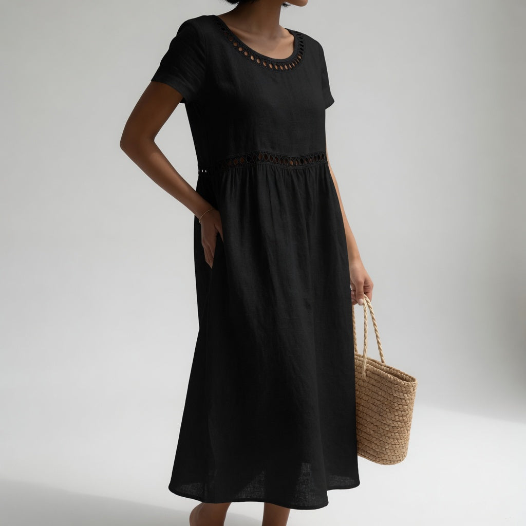 Pernelle | Embroidered Midi Dress