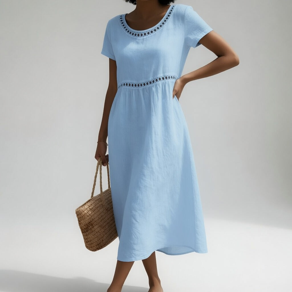 Pernelle | Embroidered Midi Dress