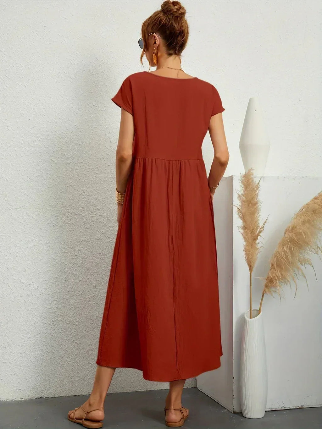 Gabrielle | Flowing Midi Dress