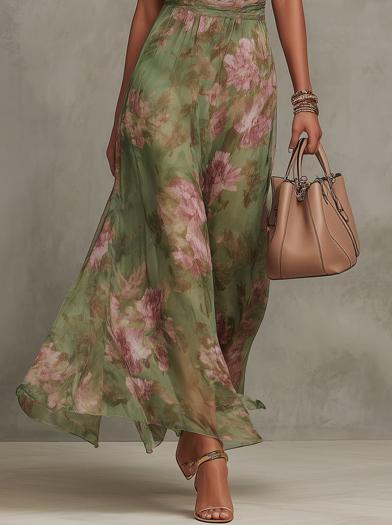 Christabel | Flowing Floral Maxi Dress