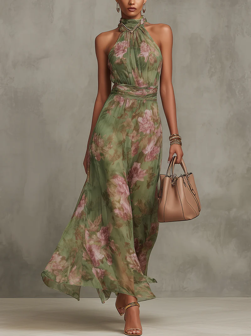 Christabel | Flowing Floral Maxi Dress