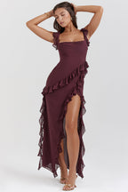 Natalja | Clear Ruffled Dress
