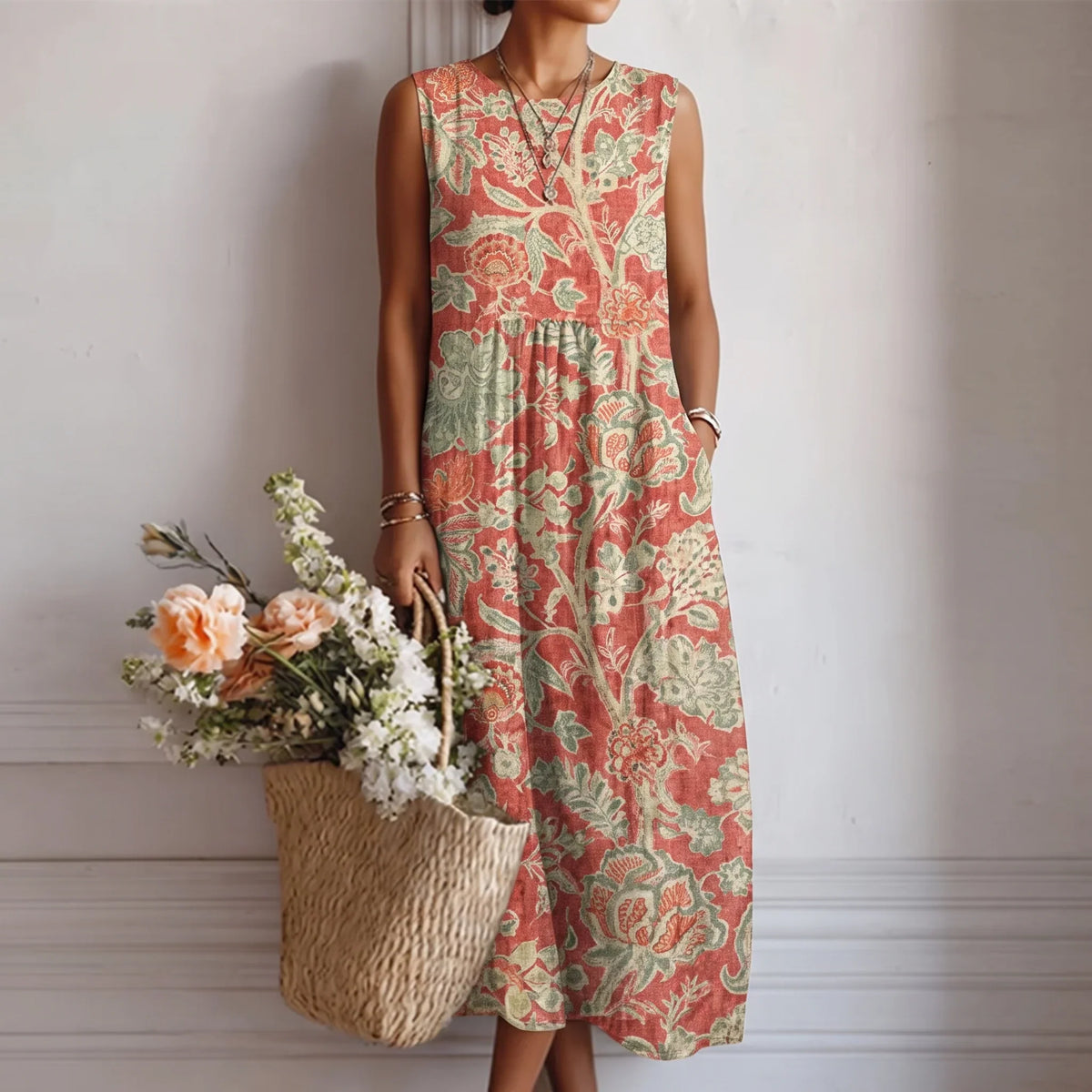 Alba | Elegant Midi Dress