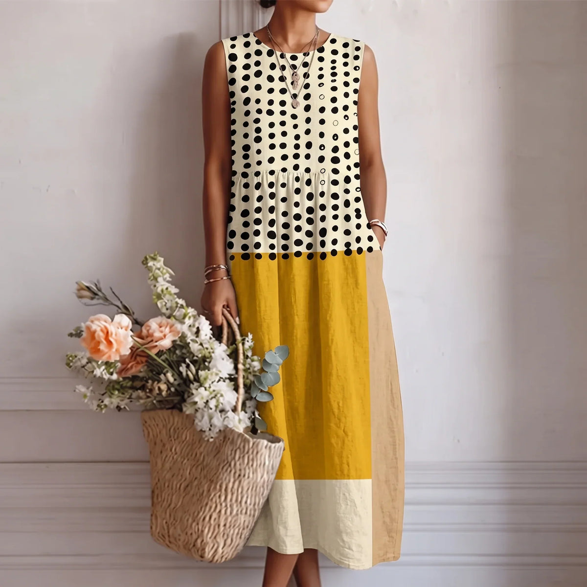 Alba | Elegant Midi Dress