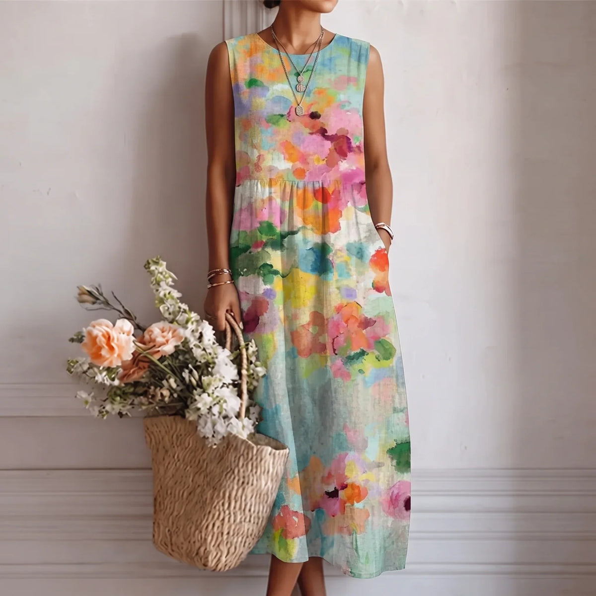 Alba | Elegant Midi Dress