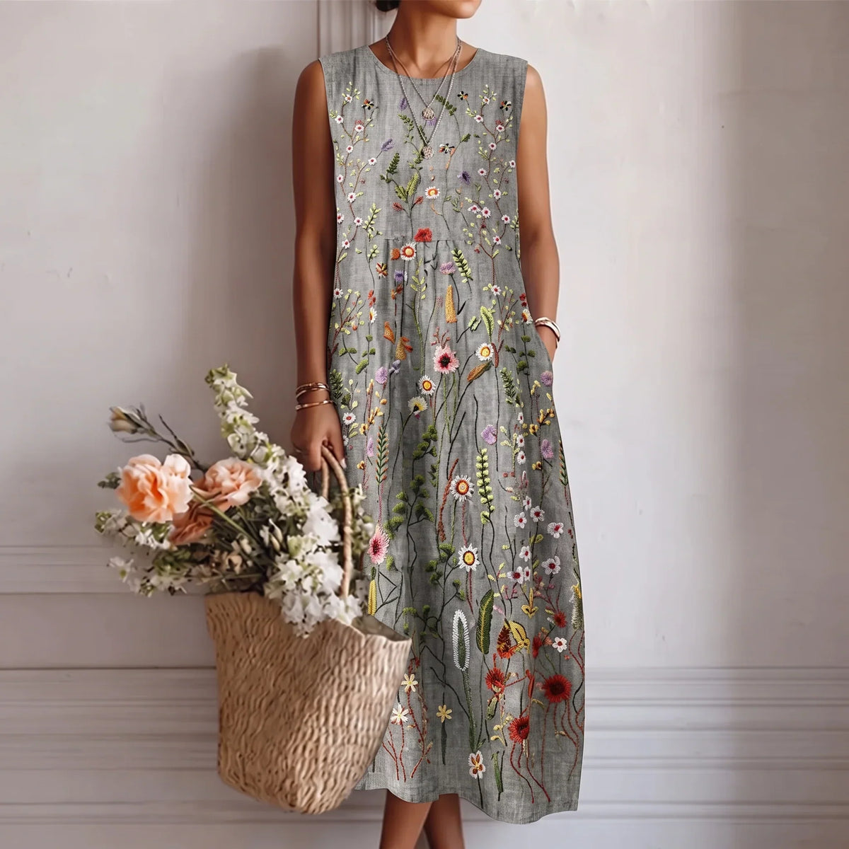 Alba | Elegant Midi Dress