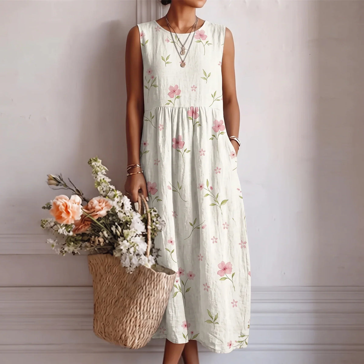 Alba | Elegant Midi Dress