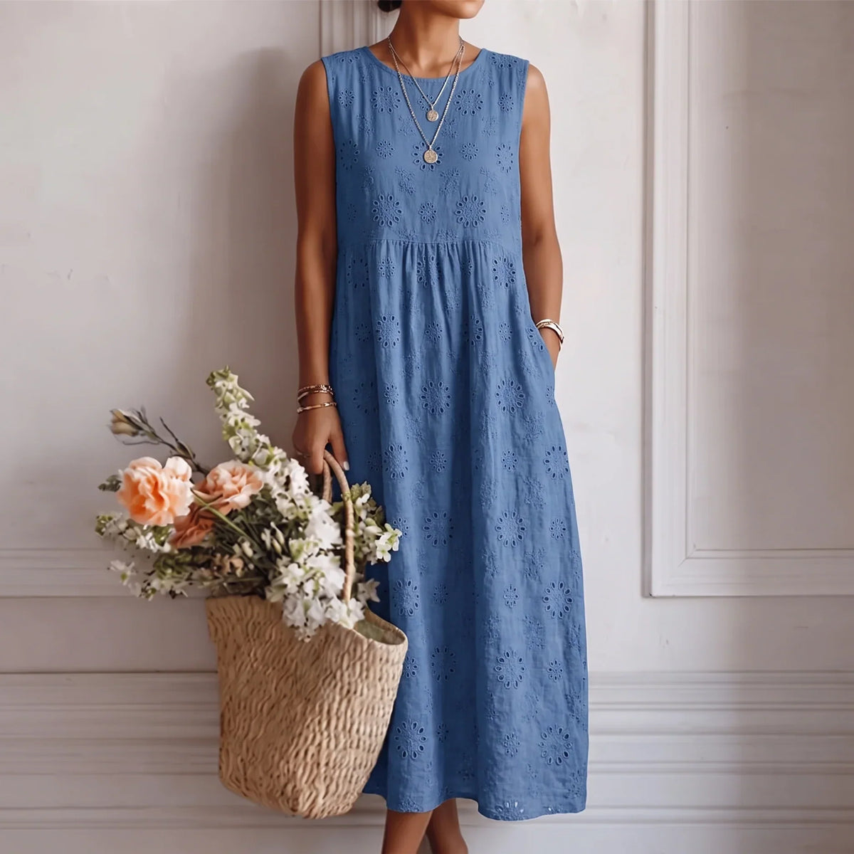 Alba | Elegant Midi Dress