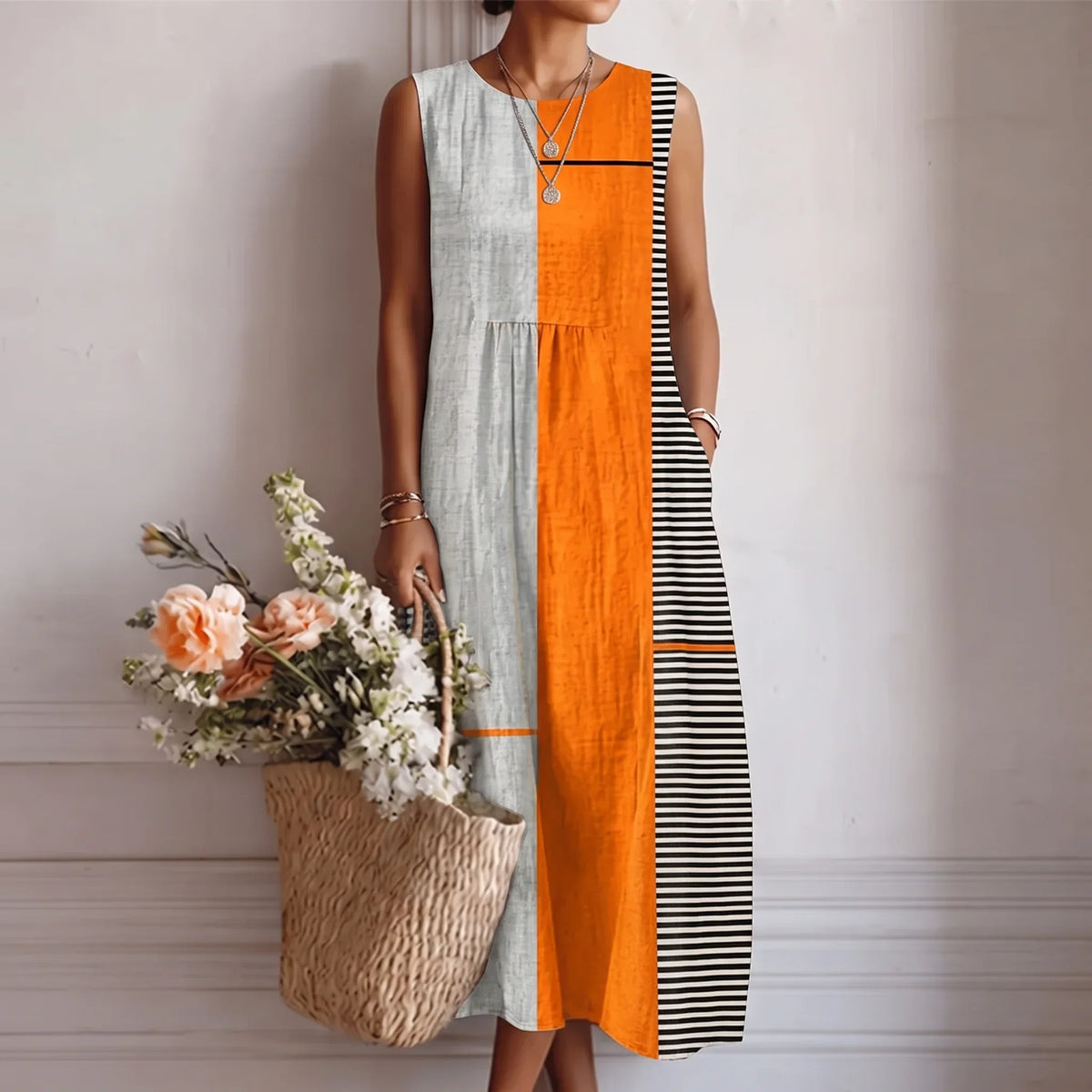 Alba | Elegant Midi Dress