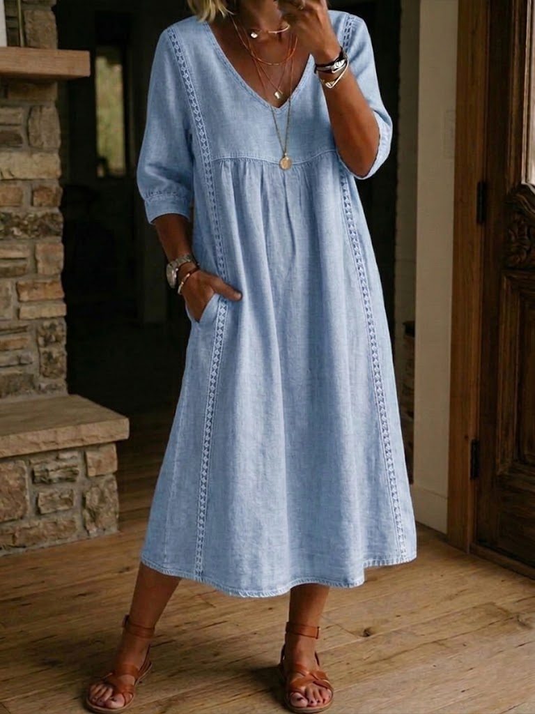 Elena | Relaxed A-Line Dress