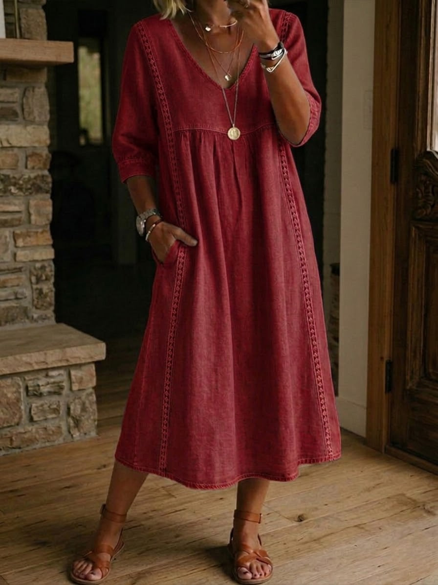 Elena | Relaxed A-Line Dress