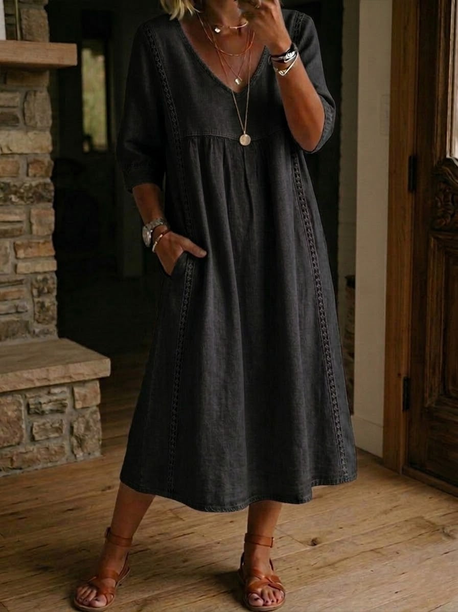 Elena | Relaxed A-Line Dress