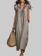 Camelia | Ruffle Maxi Dress