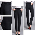 Lina | Women's Jeans with Side Pockets and Elastic Waist