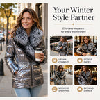 ❄️Women's Padded Jacket with Faux Fur Collar
