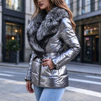 ❄️Women's Padded Jacket with Faux Fur Collar