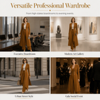 💖Women's Elegant Autumn 2 Piece Outfit Set with Retro Long Sleeve Coat and Simple Trousers